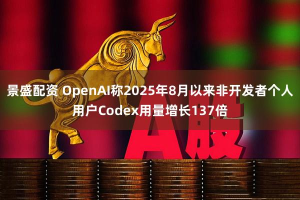 景盛配资 OpenAI称2025年8月以来非开发者个人用户Codex用量增长137倍
